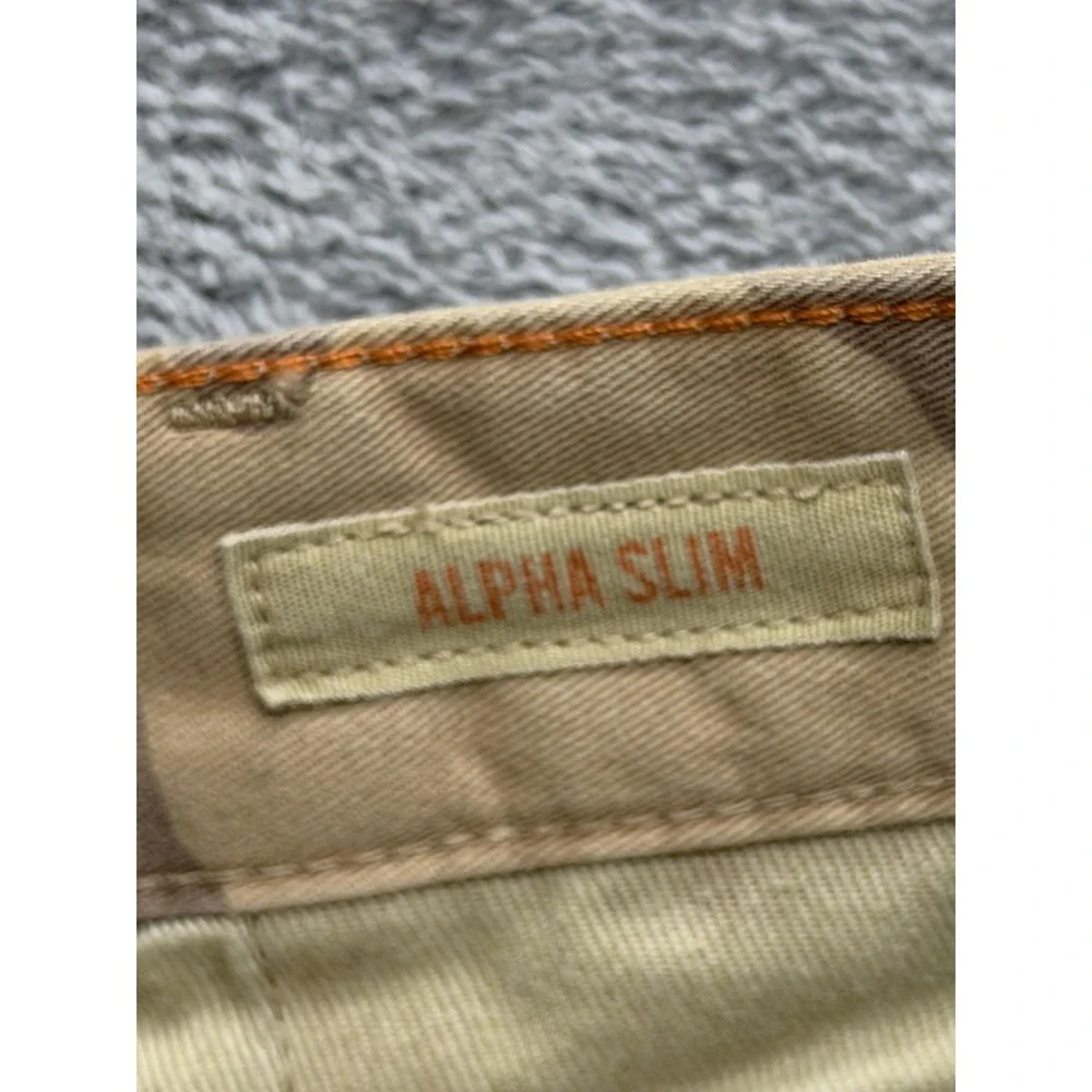 Levi Strauss & Co. Pants Mens Measured 34x31 Beige‎ Chino Alpha Slim Tapered